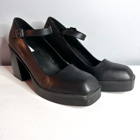 MIA - Ophia, Women’s, Black Chunky Mary Jane Heels, Platform, Size 8.5, NWOT, - Picture 3 of 11